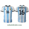 Argentina Lisandro Martinez 16 Hjemme VM 2022 - Herre Fotballdrakt